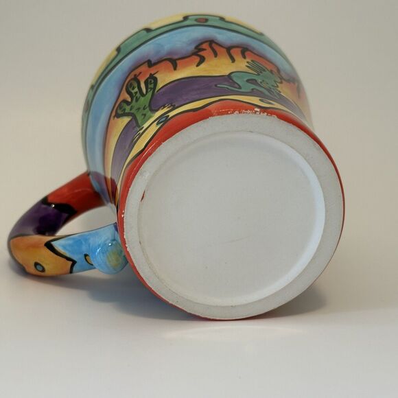 Kokopelli Southwestern Design Mug/Cup Native American Tribal Colorful - Picture 9 of 9